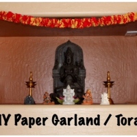 DIY Crepe Paper Garland / Toran