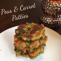 Carrot & Pea patties for Baby/Toddler